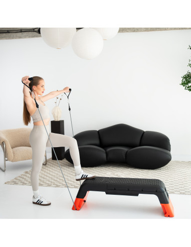 PRO AEROBIC-STEPPBRETT MIT BANKFUNKTION COMMERCIAL HMS