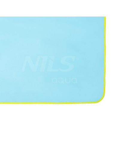 HELLBLAU MIKROFASERHANDTUCH 140x70 cm NILS AQUA