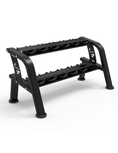 DOPPELREIHIGER HANTELSTÄNDER FÜR 6 PAARE COMMERCIAL HMS