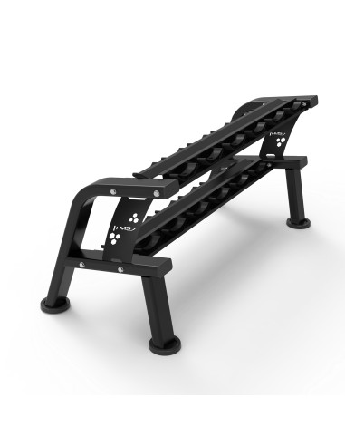 DOPPELREIHIGER HANTELSTÄNDER FÜR 6 PAARE COMMERCIAL HMS