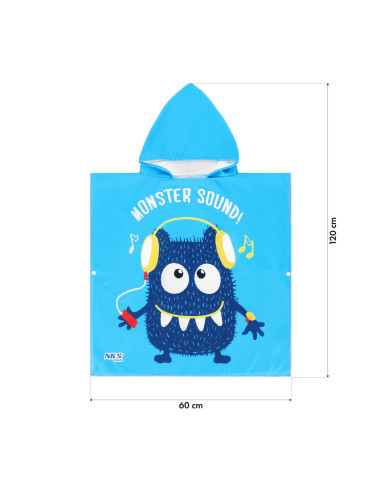 Monster Poncho Handtuch NILS AQUA