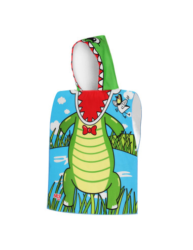 Krokodil-Poncho-Handtuch NILS AQUA