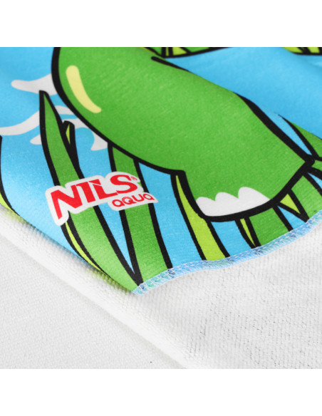Krokodil-Poncho-Handtuch NILS AQUA
