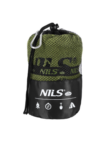 MILITÄRISCHE MIKROFASER-HANDTUCH KHAKI 120x60 cm Nils Camp