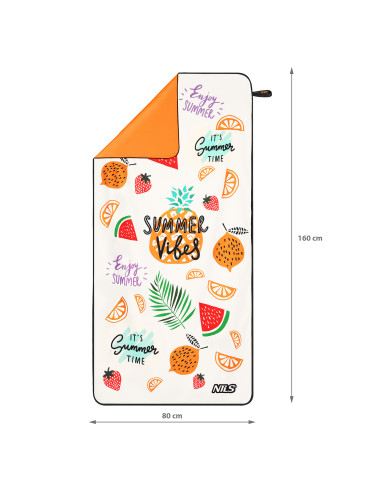 MIKROFASER-HANDTUCH SUMMER 160x80 cm NILS