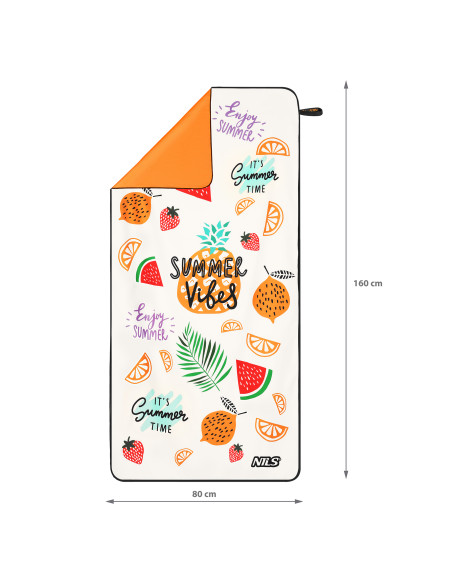 MIKROFASER-HANDTUCH SUMMER 160x80 cm NILS