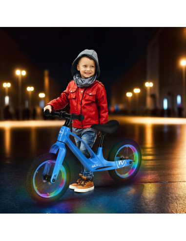 LED LAUFRAD MIT LUFTREIFEN 12 BLAU NILS FUN