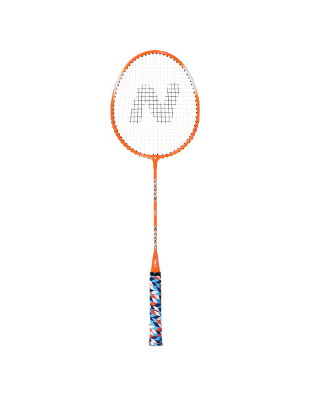 ALUMINIUM / BADMINTON-SET 2 SCHLÄGER + 3 FEDERBÄLLE + TASCHE NILS.