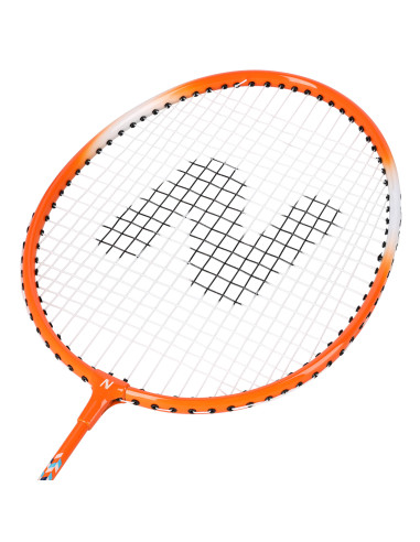 ALUMINIUM / BADMINTON-SET 2 SCHLÄGER + 3 FEDERBÄLLE + TASCHE NILS.