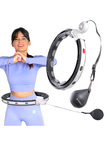 HOOP MAGNETISCH SCHWARZ HHM15 MIT ZÄHLER HMS + SCHLANKGÜRTEL BR163 ROT