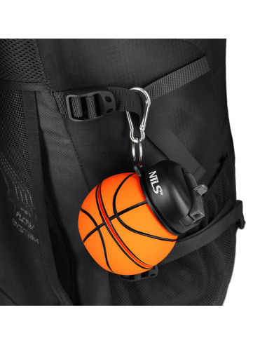 SILIKON-FALTBECHER 550 ML BASKETBALL NILS