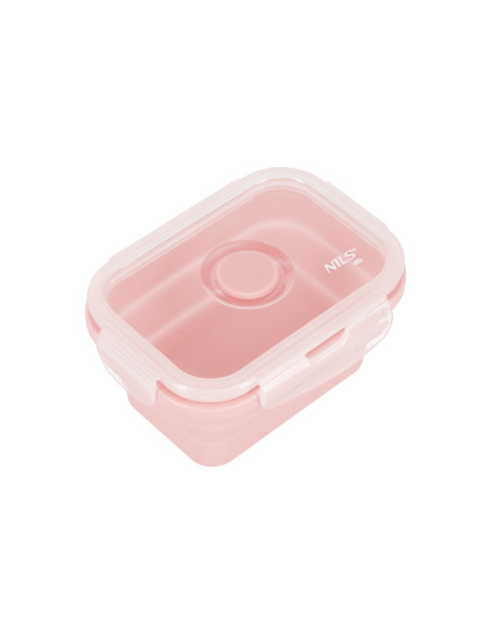 BEHÄLTER/LUNCHBOX FALTBAR ROSA 355 ML NILS CAMP