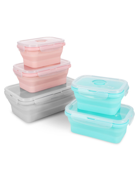 FALTBARE LUNCHBOX PINK 500 ML NILS CAMP