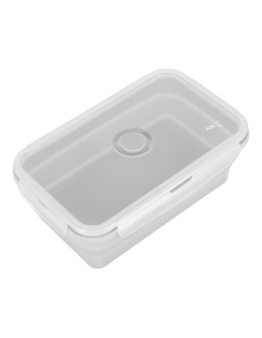 BEHÄLTER/LUNCHBOX FALTBAR GRAU 1200 ML NILS CAMP