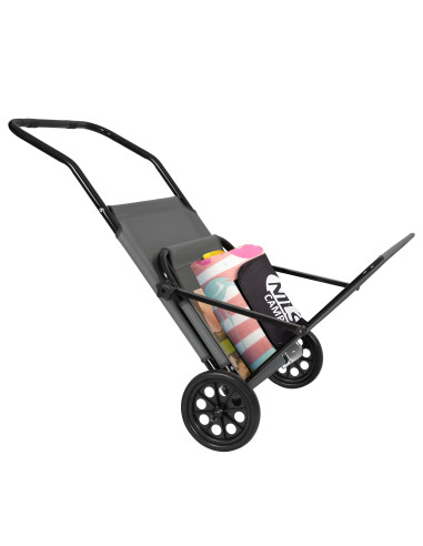 Liegestuhl grau NILS