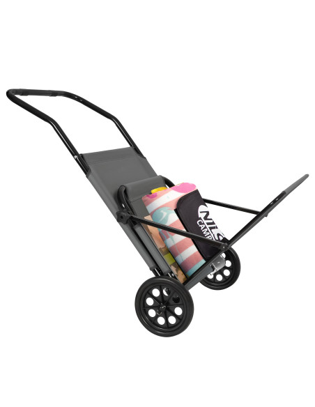 Liegestuhl grau NILS