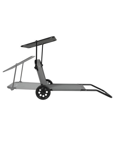 Liegestuhl grau NILS