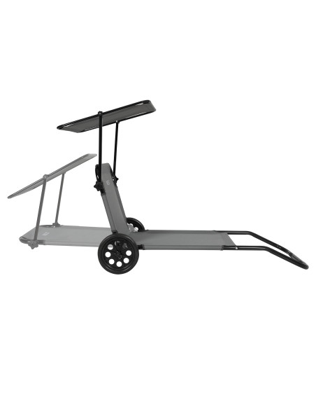 Liegestuhl grau NILS