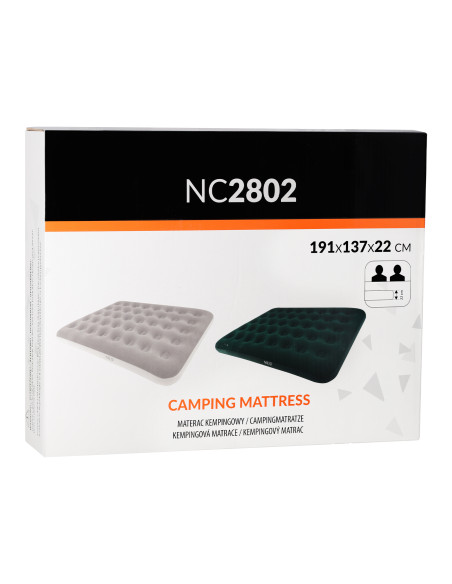 KEMPINGMATRATZE 191X137X22 CM BEIGE NILS CAMP