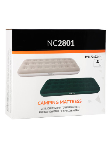 KEMPINGMATRATZE 191X73X22 CM GRÜN NILS CAMP