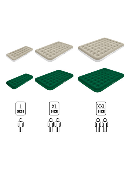KEMPINGMATRATZE 191X73X22 CM GRÜN NILS CAMP