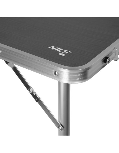 TISCH UND STÜHLE SET DUNKELGRAU NILS CAMP