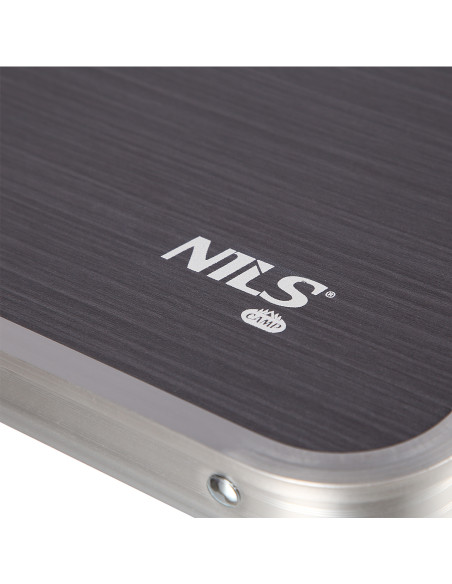 TISCH UND STÜHLE SET DUNKELGRAU NILS CAMP