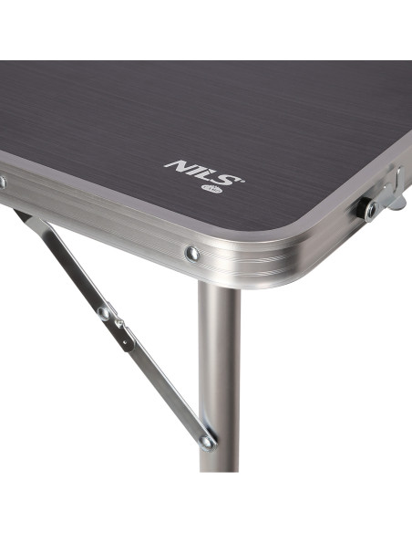 TISCH UND STÜHLE SET DUNKELGRAU NILS CAMP