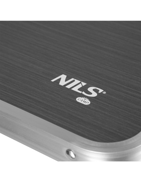 TISCH UND STÜHLE SET DUNKELGRAU NILS CAMP