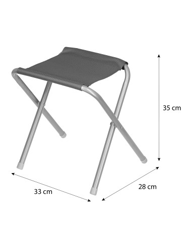 TISCH UND STÜHLE SET DUNKELGRAU NILS CAMP