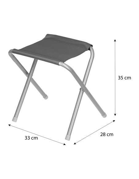TISCH UND STÜHLE SET DUNKELGRAU NILS CAMP