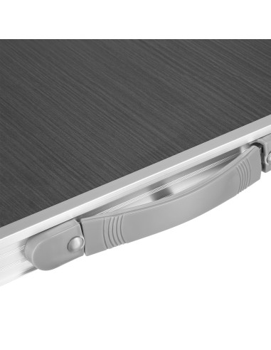 TISCH UND STÜHLE SET DUNKELGRAU NILS CAMP