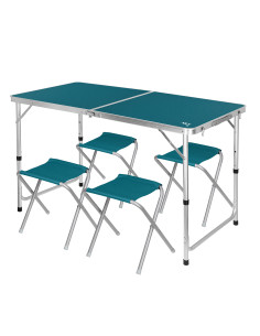 TISCH UND STÜHLE SET BLAU NILS CAMP 2