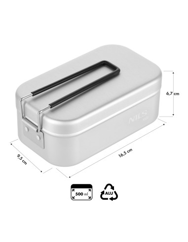 ALUMINIUM-MENAGERIE 800 ML NILS CAMP