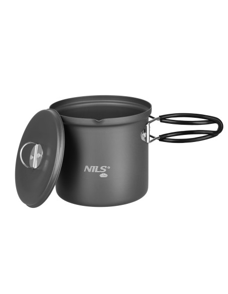 Aluminium-Touring-Topf mit Deckel, 1000 ml, NILS CAMP