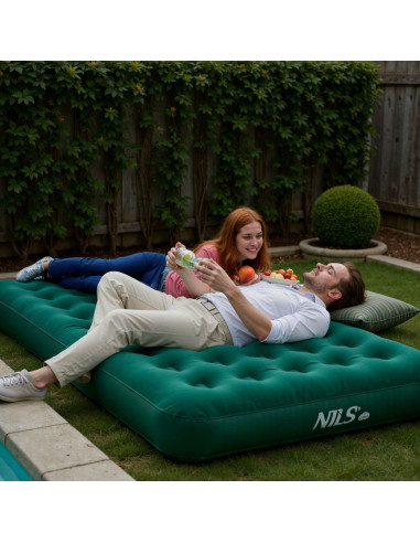 KEMPINGMATRATZE 203X152X22 CM GRÜN NILS CAMP