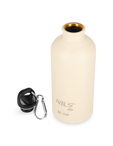 TOURISTISCHE FLASCHE 550 ML BEIGE NILS CAMP