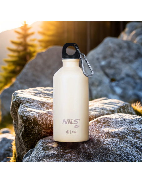 TOURISTISCHE FLASCHE 550 ML BEIGE NILS CAMP