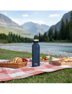 TOURISTISCHE FLASCHE 750 ML BLAU NILS CAMP