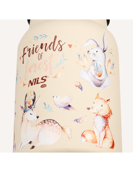 WASSERFLASCHE 520 ML STAHL FOREST NILS CAMP