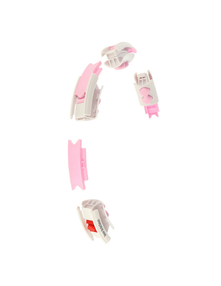 HULA HOOP HHW06 PINK WITH A GRAVITY BALL AND COUNTER HMS + WAIST SUPPORT BR163 BLACK PLUZ SIZE