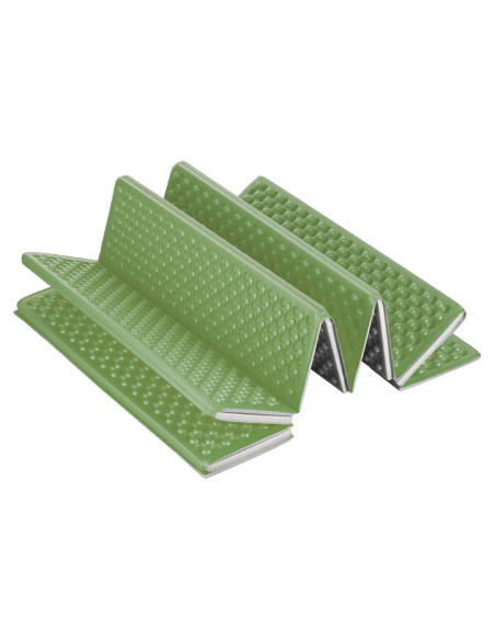 FALTBARE TOURISTENMATTE MIT ALUMINIUMRAND + XPE 195 CM GRÜN NILS CAMP