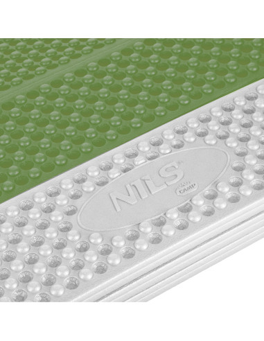 FALTBARE TOURISTENMATTE MIT ALUMINIUMRAND + XPE 195 CM GRÜN NILS CAMP