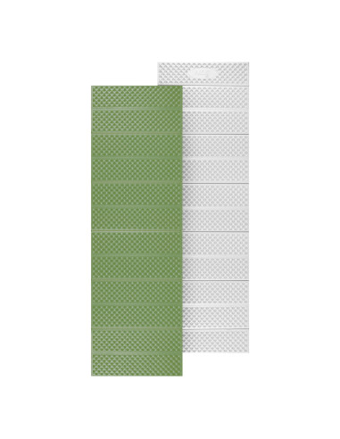 FALTBARE TOURISTENMATTE MIT ALUMINIUMRAND + XPE 195 CM GRÜN NILS CAMP