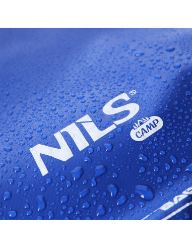 FALTBARE TOURISTENMATTE MIT ALUMINIUMRAND + XPE 195 CM BLAU NILS CAMP