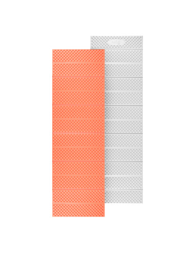 FALTBARE TOURISTENMATTE MIT ALUMINIUMRAND + XPE 195 CM ORANGE NILS CAMP