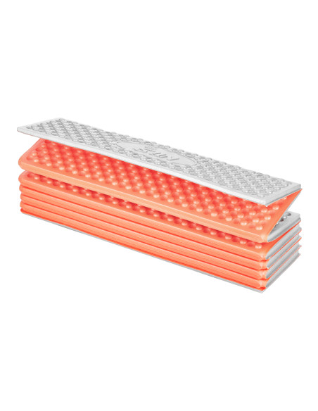 FALTBARE TOURISTENMATTE MIT ALUMINIUMRAND + XPE 195 CM ORANGE NILS CAMP