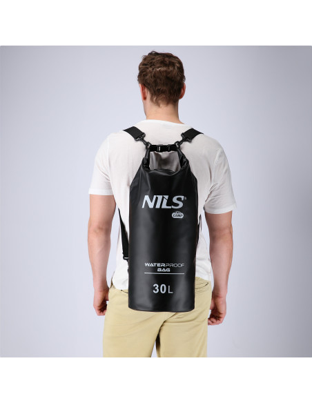 FALTBARE TOURISTENMATTE MIT ALUMINIUMRAND + XPE 195 CM SCHWARZ NILS CAMP