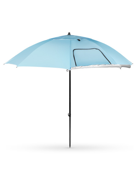 SONNENSCHIRM/STRANDschirm 2IN1 XXL 240 CM BLAU NILS