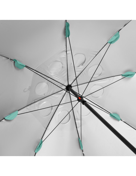 SONNENSCHIRM/STRANDschirm 2IN1 XXL 240 CM GRÜN NILS